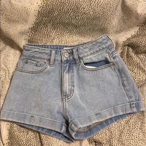 Mom jean style shorts